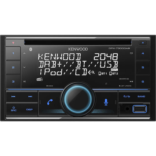 Kenwood Car Audio System 2DIN (Bluetooth/USB/AUX/CD)