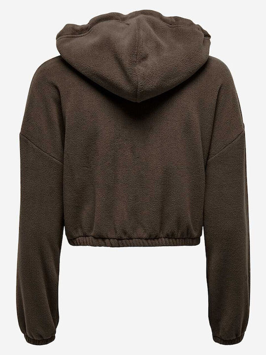 Women's Cardigan with Zipper Martini Chocolate