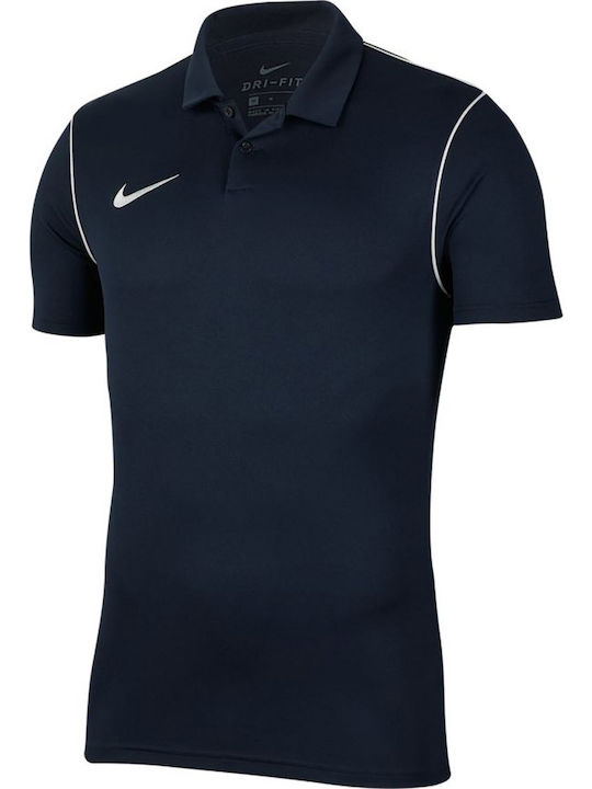 Nike Ανδρική Μπλούζα Dri-Fit Polo Κοντομάνικη Navy Μπλε