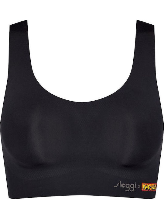 Pacman Frauen Sport-BH Schwarz