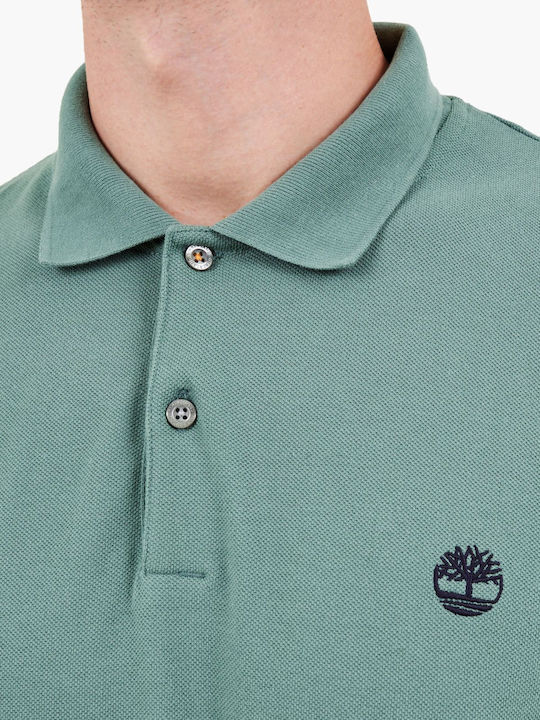 Polo Short Sleeve Green Blouse