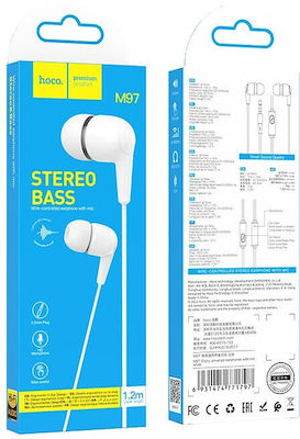 Hoco M97 In-ear Handsfree with 3.5mm Connector White