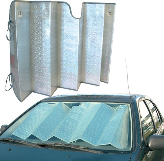 Carpoint Car Windshield Sun Shade with Suction Cup 145x70cm