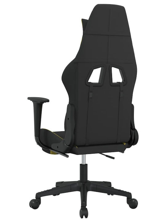 vidaXL 345506 Gaming Stuhl mit Fußstütze Black/Green