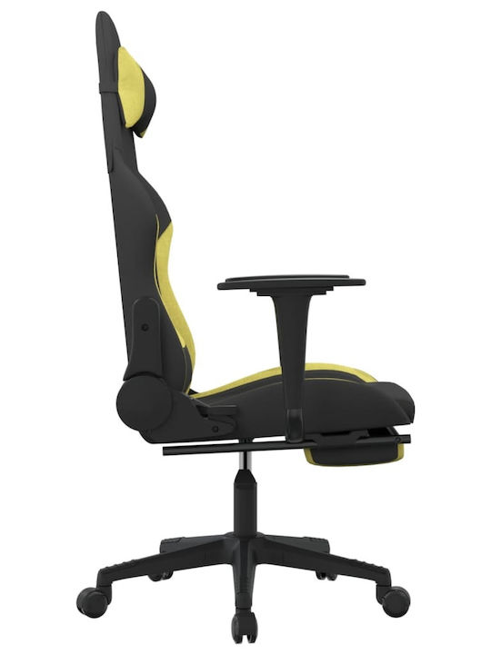 vidaXL 345506 Gaming Stuhl mit Fußstütze Black/Green