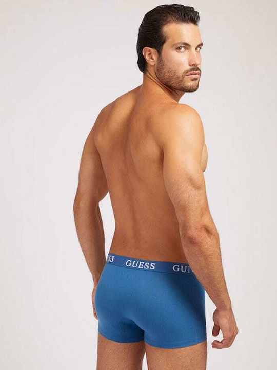 Joe Ανδρικά Μποξεράκια Μπλε με Σχέδια 3Pack