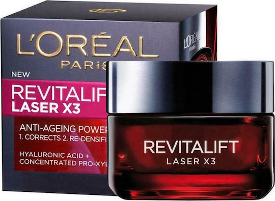 L'Oreal Paris Revitalift Laser Renew Cremă Anti-îmbătrânire de Zi pentru Față cu Acid Hialuronic 50ml