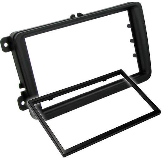 Phonocar DIN Fascia Panels 2 Din for Seat-Skoda-Vw Black for Mercedes-Benz V Seat Altea Skoda Fabia Volkswagen Beetle (New)