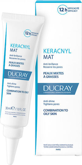 Ducray Keracnyl Mat 24ωρη Κρέμα Προσώπου κατά της Ακμής 30ml
