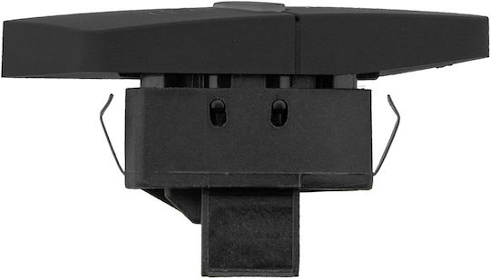 NTY Car Door Lock Switch for Audi A6 C6 11/2006+ Black