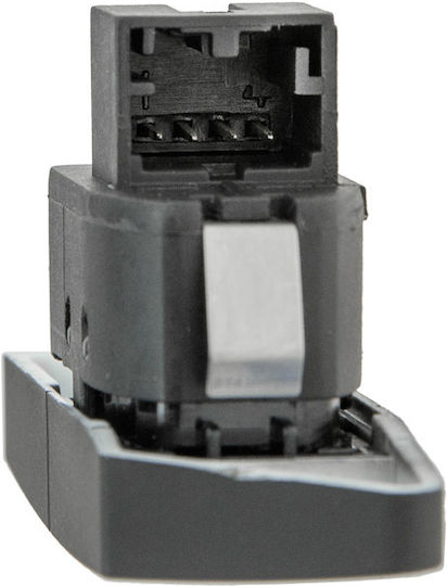 NTY Car Door Lock Switch for Audi A6 C6 10/2006+ Black