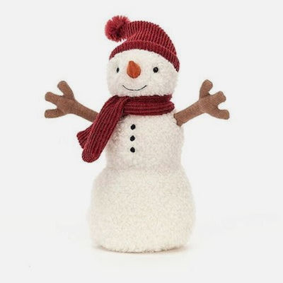 Jellycat Jucărie de Pluș Teddy Crăciun 24 cm pentru Nou-născuți