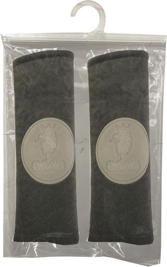 Race Axion Autositzgurt-Pads Saab 21x7,5 cm Schwarz 2Stück
