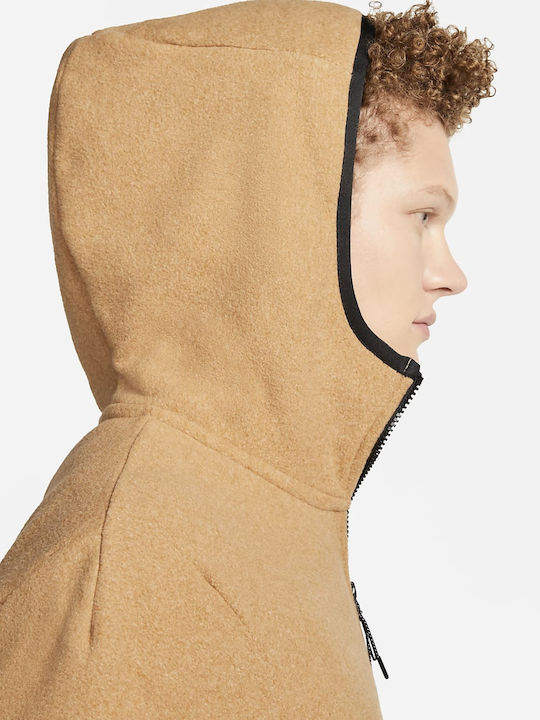 Sportswear Tech Fleece Sweatshirt mit Kapuze Beige