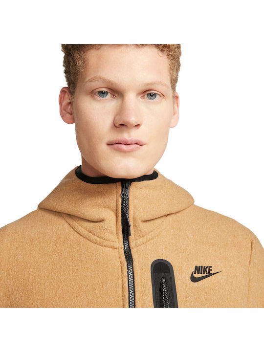 Sportswear Tech Fleece Sweatshirt mit Kapuze Beige