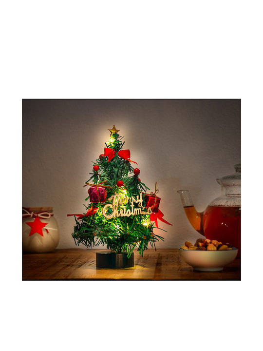 Goobay Christmas Decorative Illuminated Plastic Tree IP20 Decorated Green