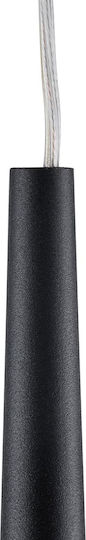 GloboStar Tears Deckenleuchte Schwarz LED mit Verstellbarem Weiß Licht 51.5x51.5x51.5cm