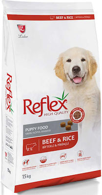 Reflex Puppy 15kg Ξηρά Τροφή για Κουτάβια με Βοδινό