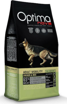 Optimanova Adult Mobility 12kg Dry Food Grain Free for Adult Dogs with Chicken and Rice