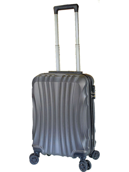 Forecast -20 Cabin Hard Gray Travel Suitcase with 4 Wheels Height 55cm