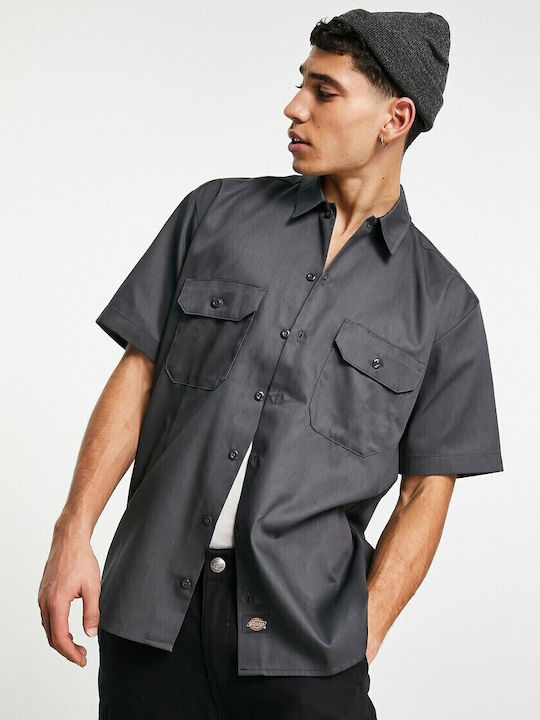 Short-sleeved Shirt Charcoal