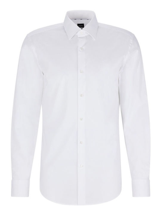 Long-sleeved Cotton Shirt White