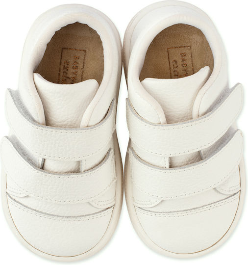 Babywalker Baptism Leather Sneakers White