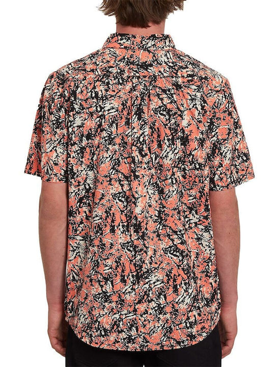 Volcom Men's Shirt Short Sleeve Cotton Multicolour