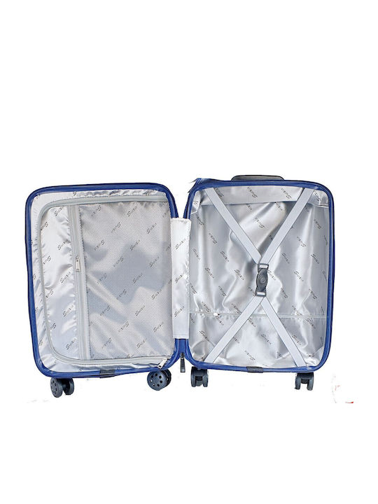 Stelxis Mittlerer Hartschalen-Reisekoffer Schwarz mit 4 Rädern Höhe 56,5 cm