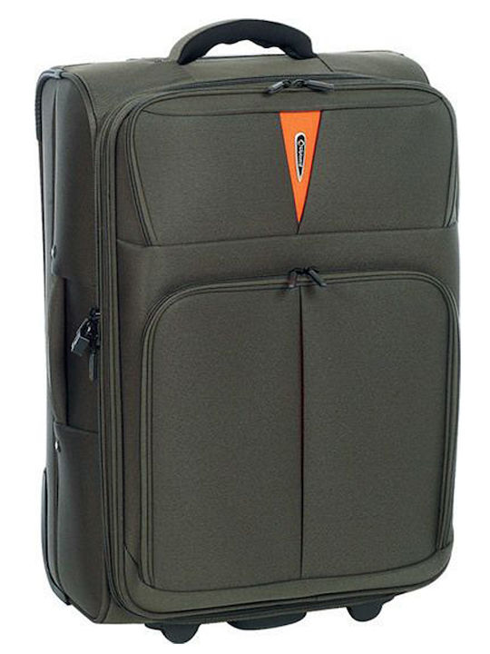 Diplomat The Venice Collection Fabric Suitcases Green Max Height 71cm with 2 Wheels Set of 3