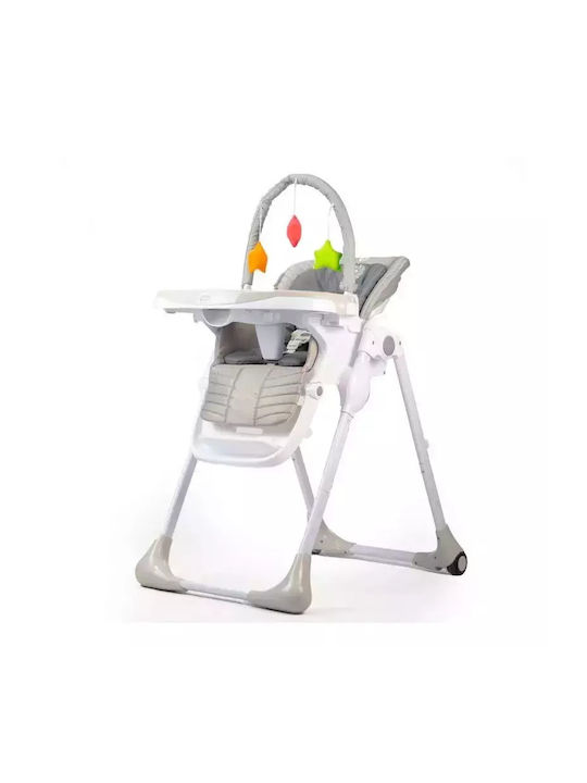 Asalvo Manet Windmill Baby Hochstuhl mit Höhenverstellbar und Klappbar Beige