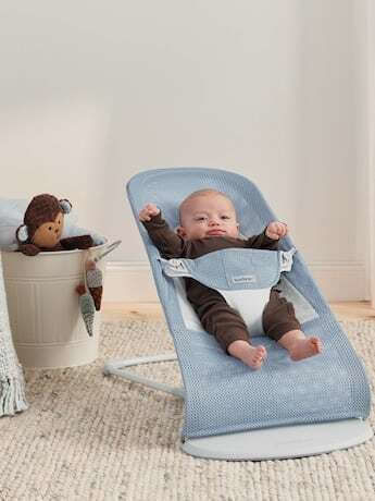 BabyBjorn Handbuch Baby Relax Balance Soft Mesh Sky Blue White für Kind bis 13kg