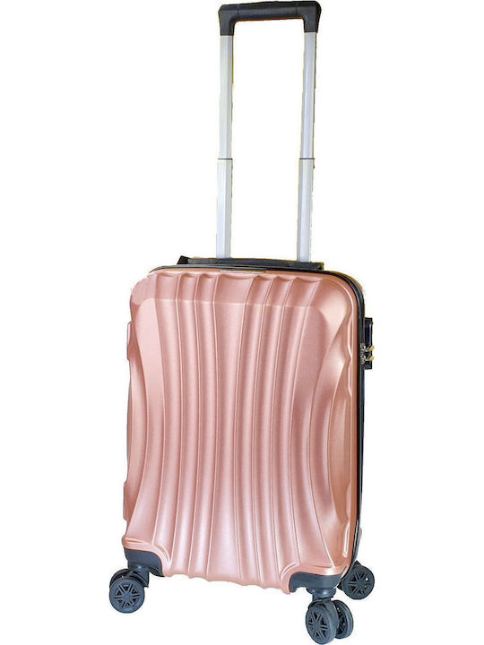 Forecast P009-20 Kabinenreisekoffer Hartschalen Rose Gold mit 4 Räder Höhe 55cm