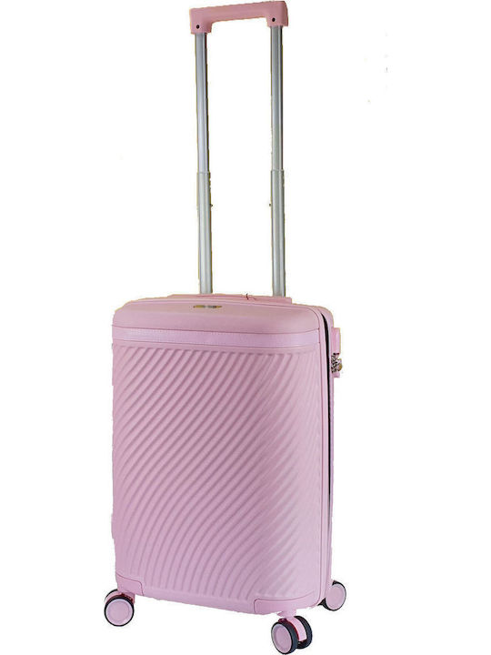 Forecast Cabin Hard Pink Travel Suitcase with 4 Wheels Height 55cm