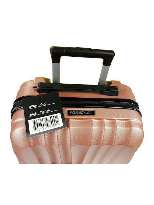 Forecast P009-20 Kabinenreisekoffer Hartschalen Rose Gold mit 4 Räder Höhe 55cm