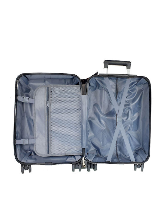 Forecast -20 Cabin Hard Black Suitcase with 4 Wheels Height 55cm