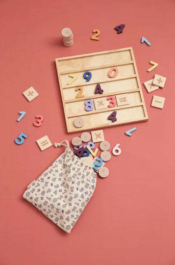 Kids Concept Educational Game Letters & Numbers made of Wood for 3+ years Years Old