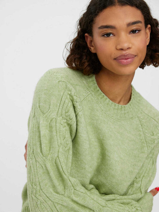 Vero Moda Women's Long Sleeve Sweater Green