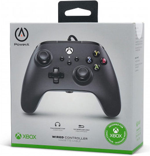 PowerA GA1038138 Verkabelter Gamepad für Xbox-Serie Schwarz