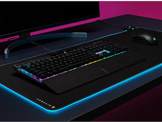 Corsair K70 RGB Pro Гейминг Механична Клавиатура с Cherry MX Red суичове и RGB подсветка (Английски US) Черен