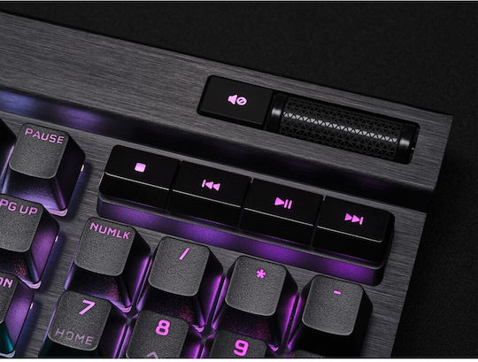 Corsair K70 RGB Pro Гейминг Механична Клавиатура с Cherry MX Red суичове и RGB подсветка (Английски US) Черен