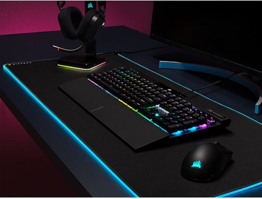 Corsair K70 RGB Pro Гейминг Механична Клавиатура с Cherry MX Red суичове и RGB подсветка (Английски US) Черен
