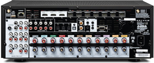 Anthem MRX-1140 Home Cinema Receiver 4K/8K 15.2 Channels 140W/8Ω 170W/6Ω with HDR and Dolby Atmos Black