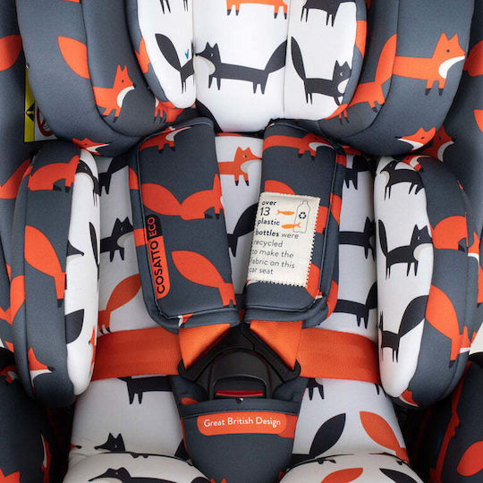 Cosatto All in All Rotate Baby Car Seat i-Size with Isofix Charcoal Mister Fox