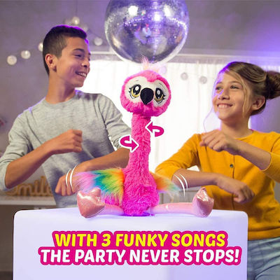 Zuru Pluș Pets Alive - Frankie The Funky Flamingo cu Mișcare și Sunet pentru 3+ Ani