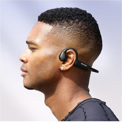 Awei A886BL Air Conduction Bluetooth Handsfree Ακουστικά Μαύρα