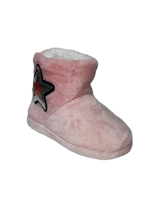 Mitsuko Kids Slippers Boots Pink