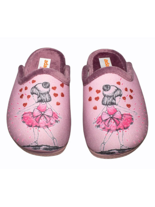 Adam's Shoes Kids Slipper Pink 1-39