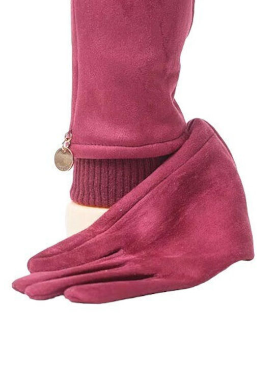 Fragola Women's Gloves Burgundy GL-01