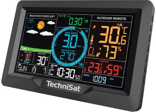 Technisat Imeteo X6 76-4924-00 Drahtlos Wetterstation Digital Schwarz